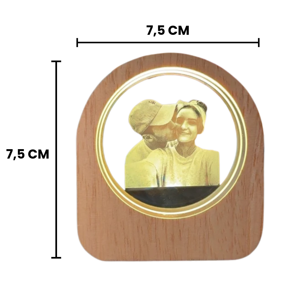 Esfera De Cristal con Foto Personalizada